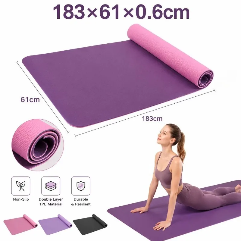 Pilates Is Yoga - Yoga Mats Anti-slip Sport Fitness Mat