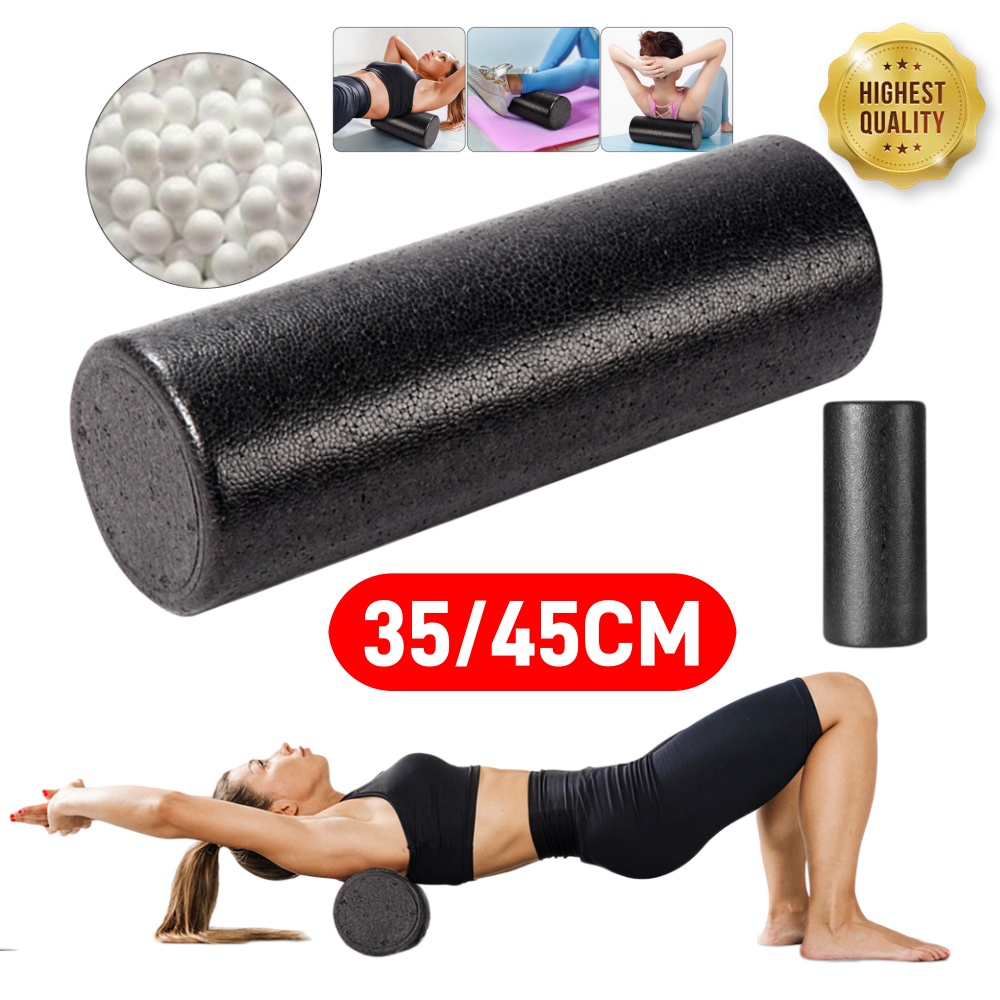 35/45CM Epp Yoga Foam Massage  - مراجعة Pilates Yoga Roller وسعره