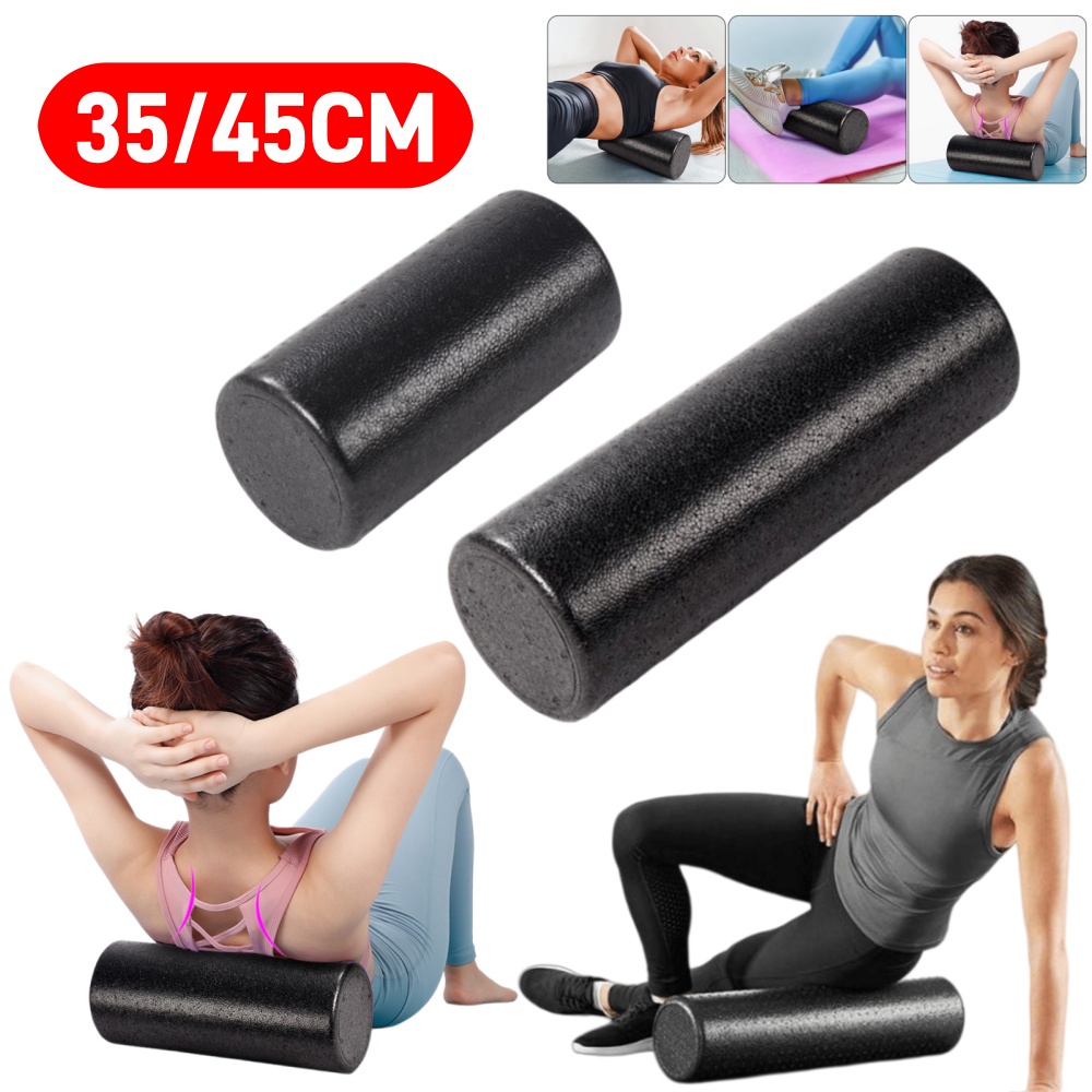 35/45CM Epp Yoga Foam Massage  - مراجعة Pilates Yoga Roller وسعره