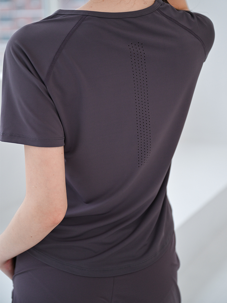 Breathable Thin Yoga T-Shirt f - مراجعة Pilates Yoga Morning وسعره