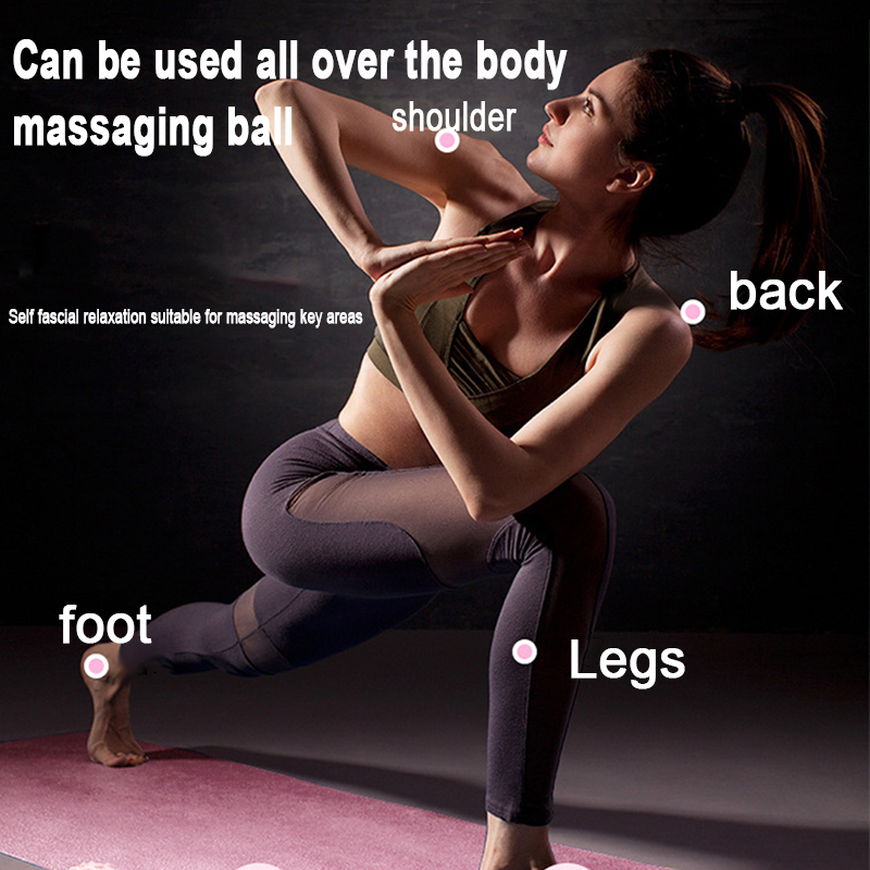 1PCS trigger point muscle neck - مراجعة Pilates Yoga Roller وسعره