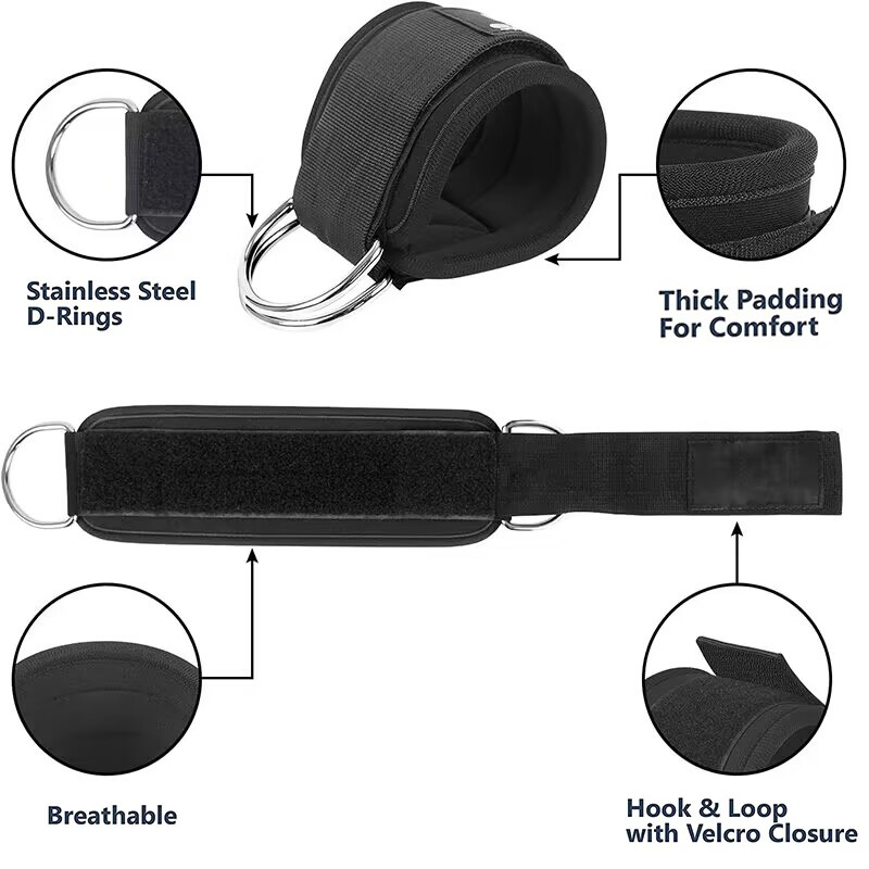 Ankle Straps Resistance Bands  - مراجعة Pilates Yoga Board وسعره
