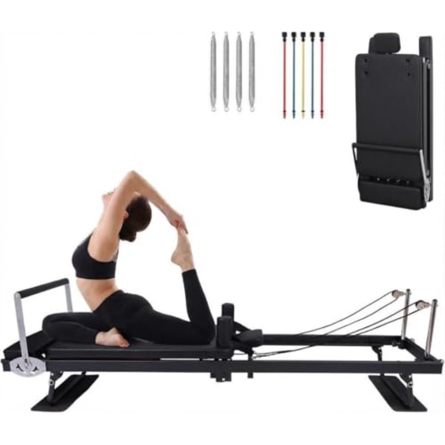 Home Pilates Reformer Machine, - مراجعة Pilates Reformer Spring وسعره