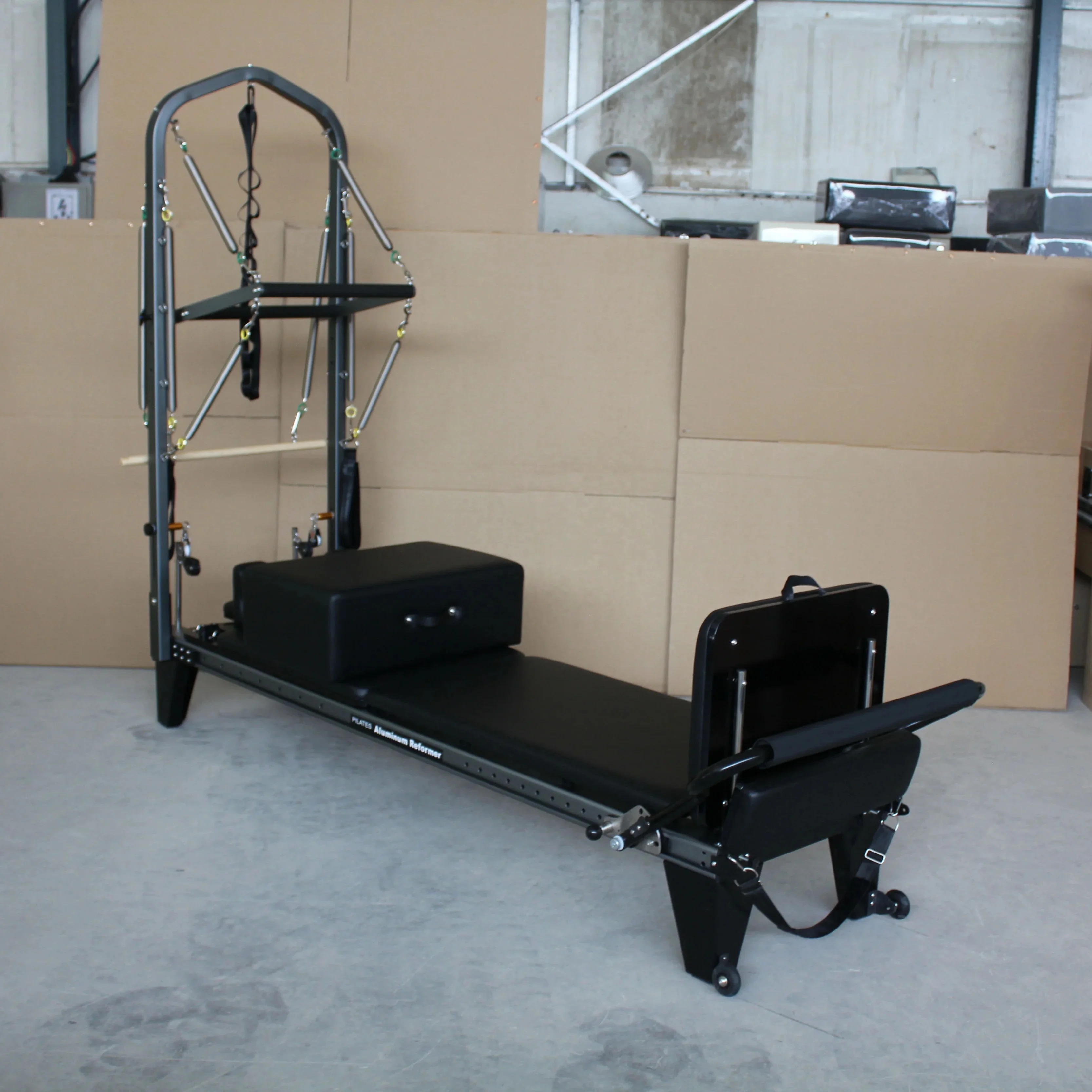 -Aluminum Half Trapeze Studio  - مراجعة Pilates Reformer Spring وسعره
