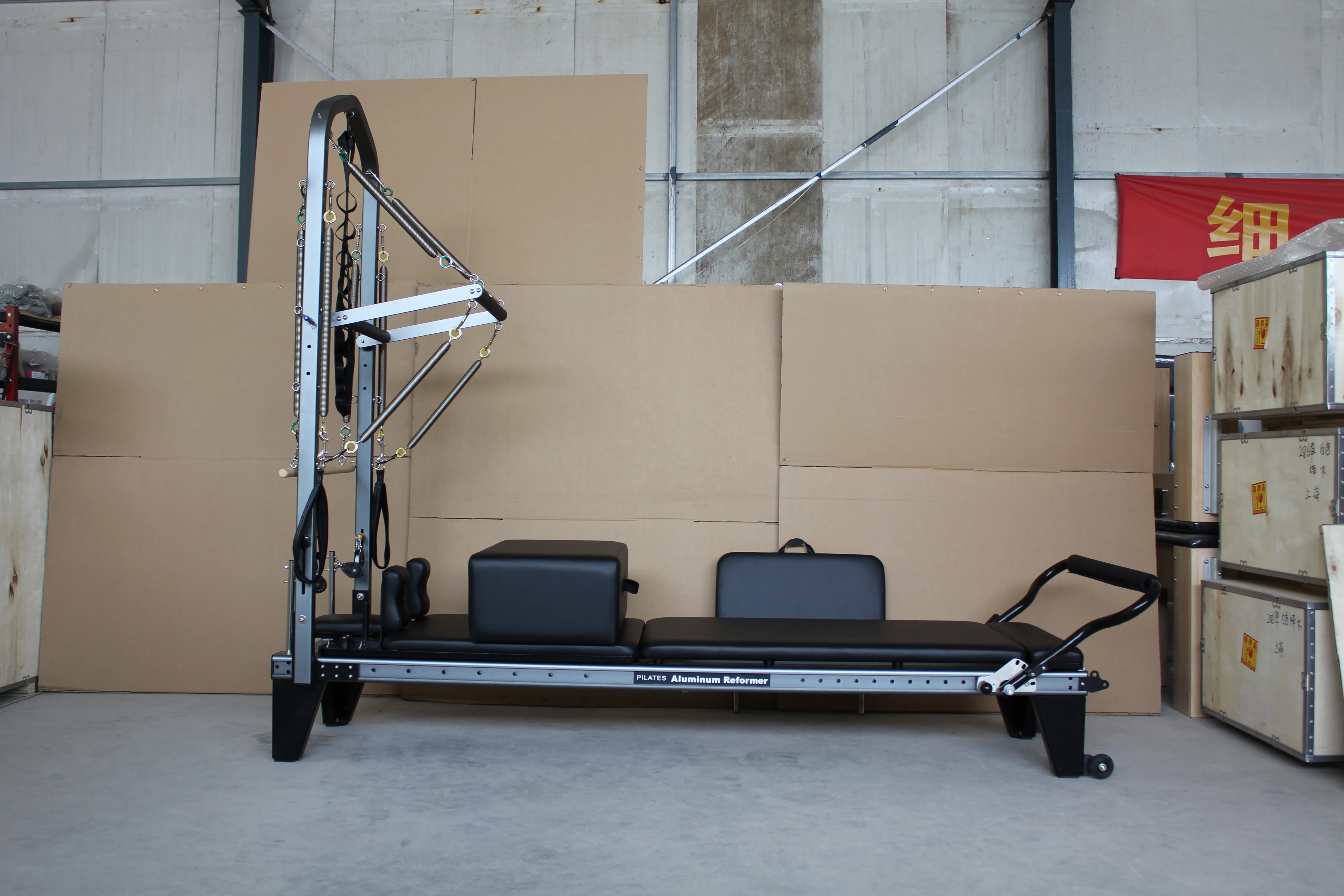 -Aluminum Half Trapeze Studio  - مراجعة Pilates Reformer Spring وسعره