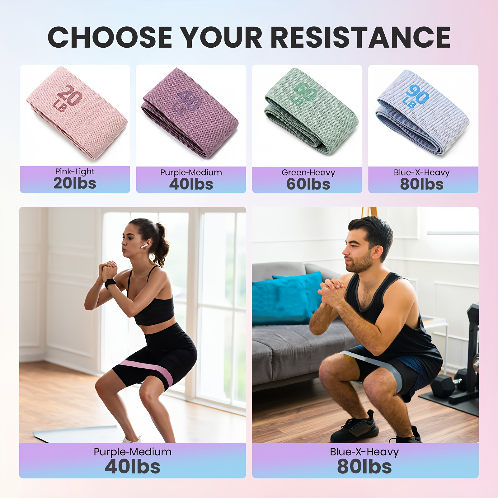 1Pc/4Pcs Fitness Resistance Ba - مراجعة Pilates Yoga Board وسعره