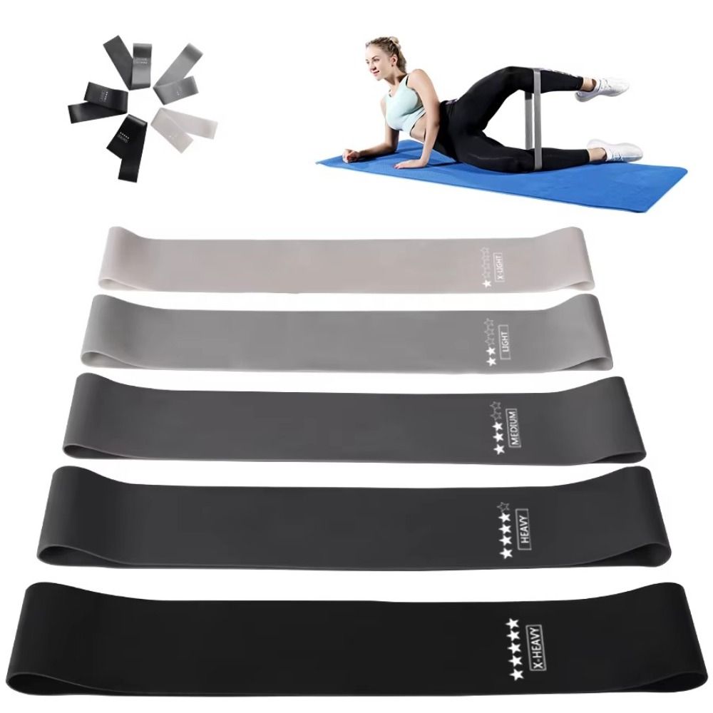5Pcs TPE Fitness Resistance Ba - مراجعة Pilates Yoga Board وسعره