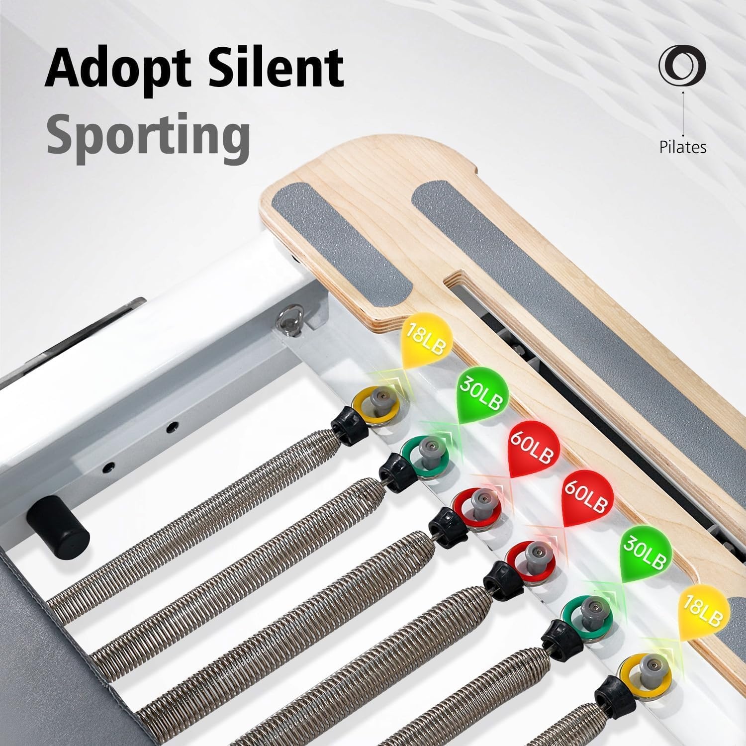 Essence Aluminum Springs Pilat - مراجعة Pilates Reformer Spring وسعره