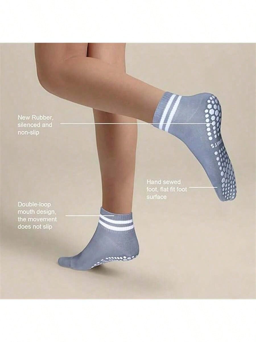 5 Pairs Women Double Stripe No - مراجعة Pilates Is Yoga وسعره