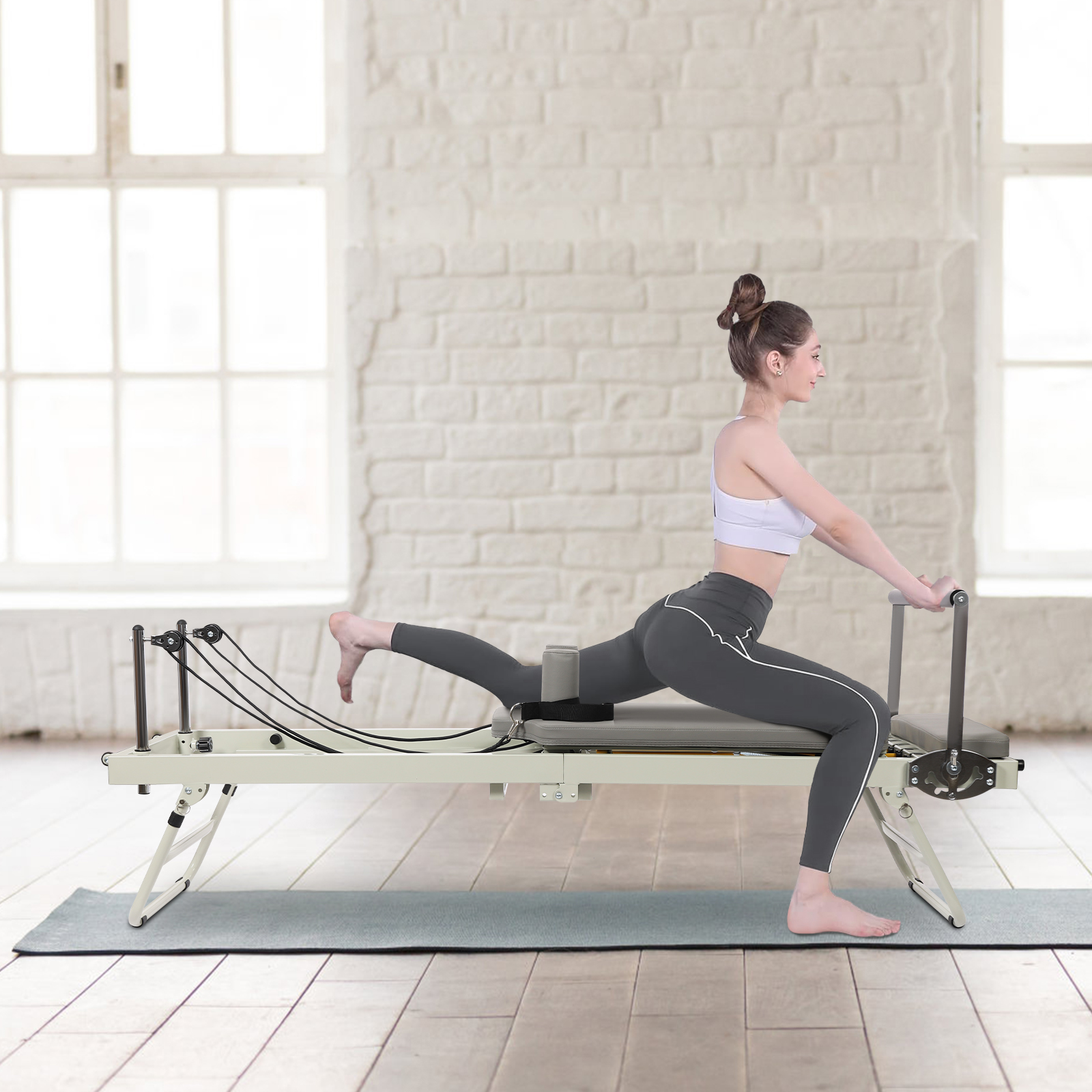 Pilates Reformer, Foldable Ref - مراجعة Pilates Reformer Spring وسعره