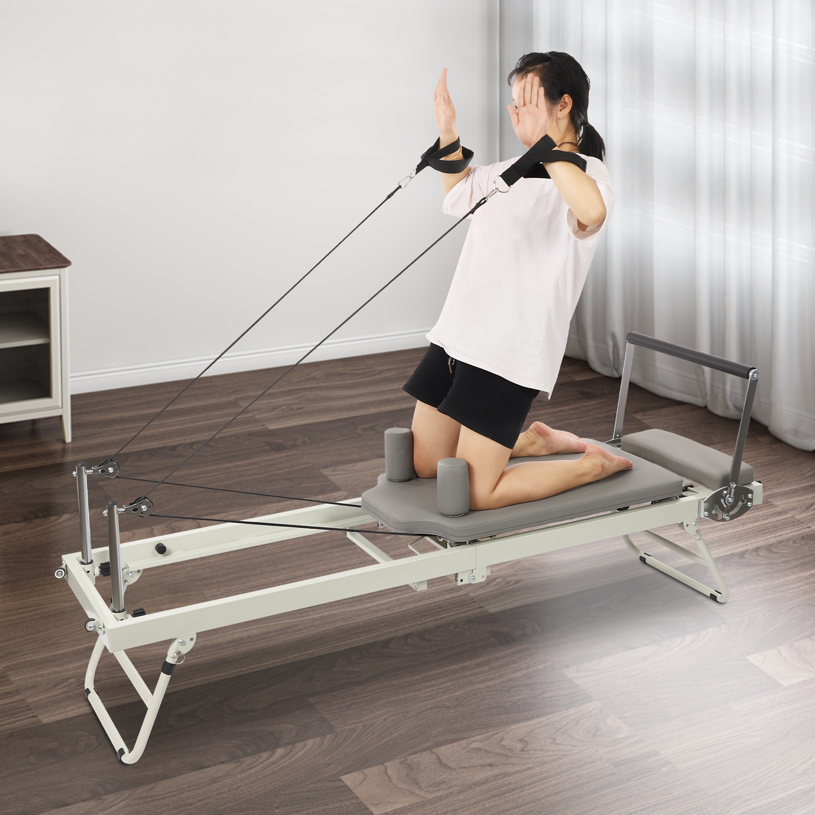 Pilates Reformer, Foldable Ref - مراجعة Pilates Reformer Spring وسعره