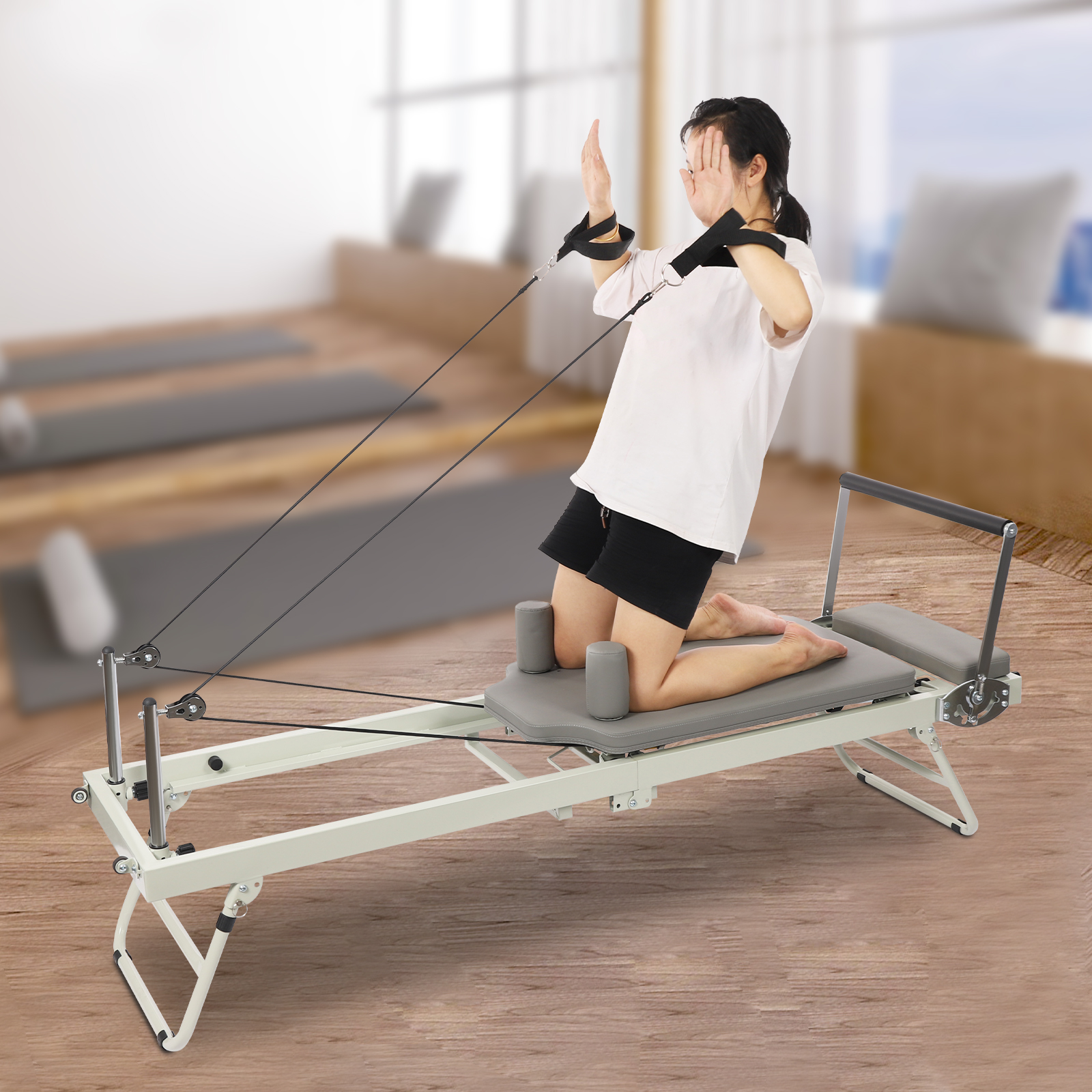 Pilates Reformer, Foldable Ref - مراجعة Pilates Reformer Spring وسعره