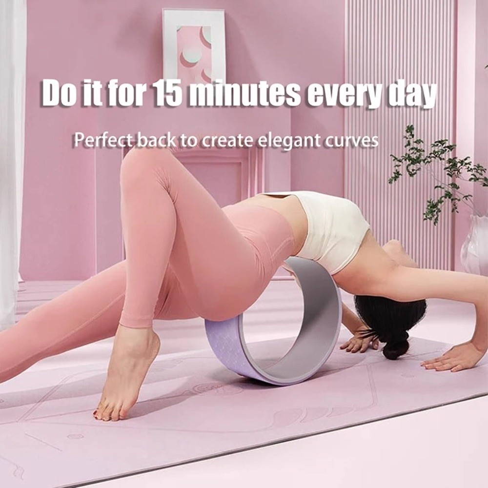Muscle Massage Yoga Wheel Mult - مراجعة Pilates Yoga Roller وسعره