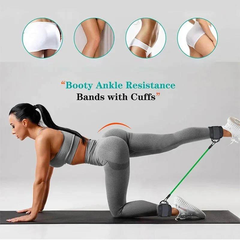 Ankle Straps Resistance Bands  - مراجعة Pilates Yoga Board وسعره