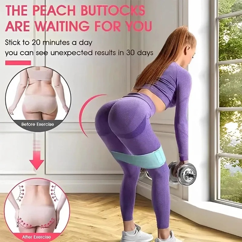 3Pcs Fabric Resistance Hip Boo - مراجعة Pilates Yoga Board وسعره