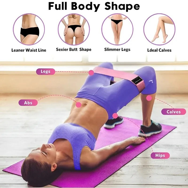 3Pcs Fabric Resistance Hip Boo - مراجعة Pilates Yoga Board وسعره