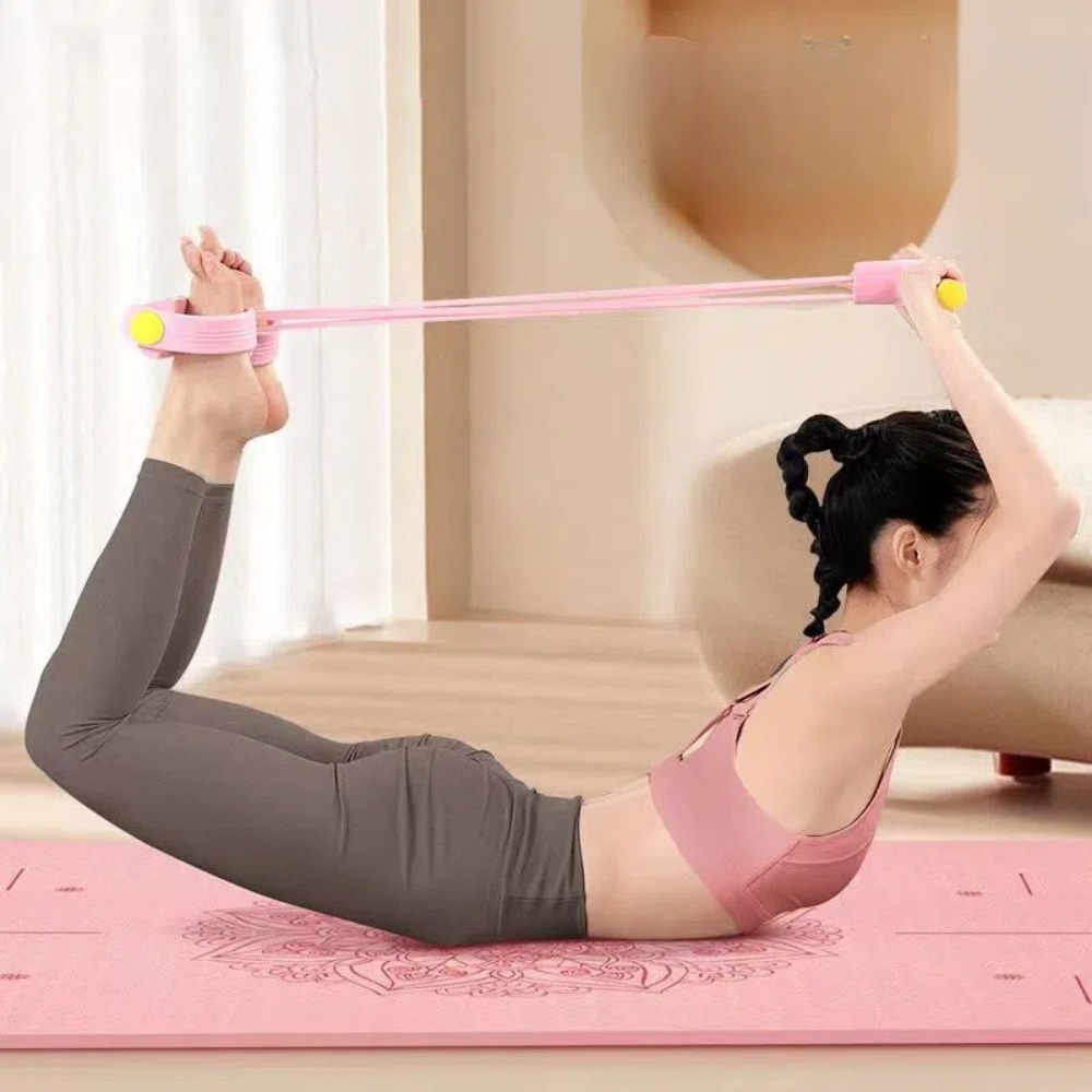 6-Tube Resistance Bands Fitnes - مراجعة Pilates Yoga Board وسعره