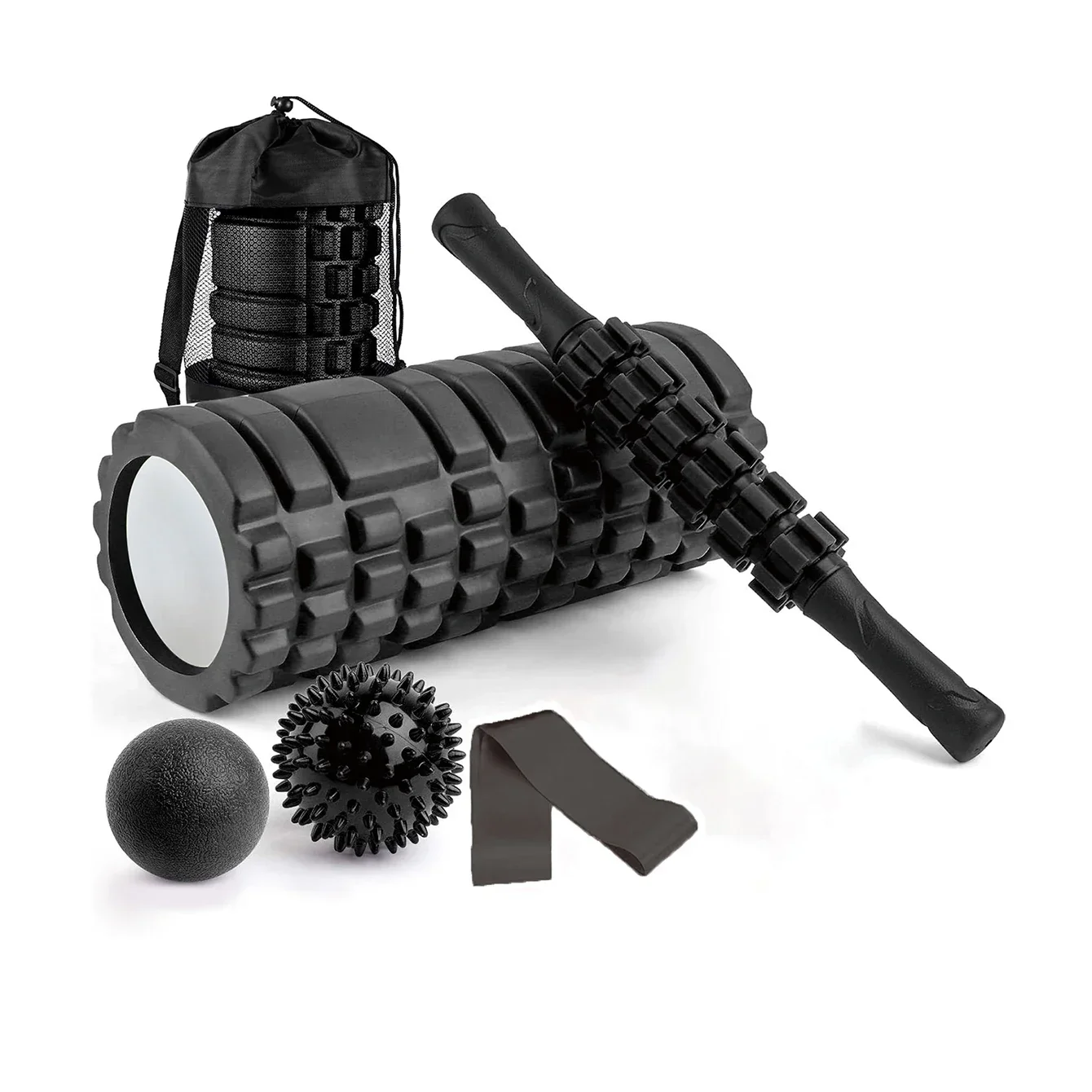 6 in 1 Yoga Training Tools, Fo - مراجعة Pilates Yoga Roller وسعره