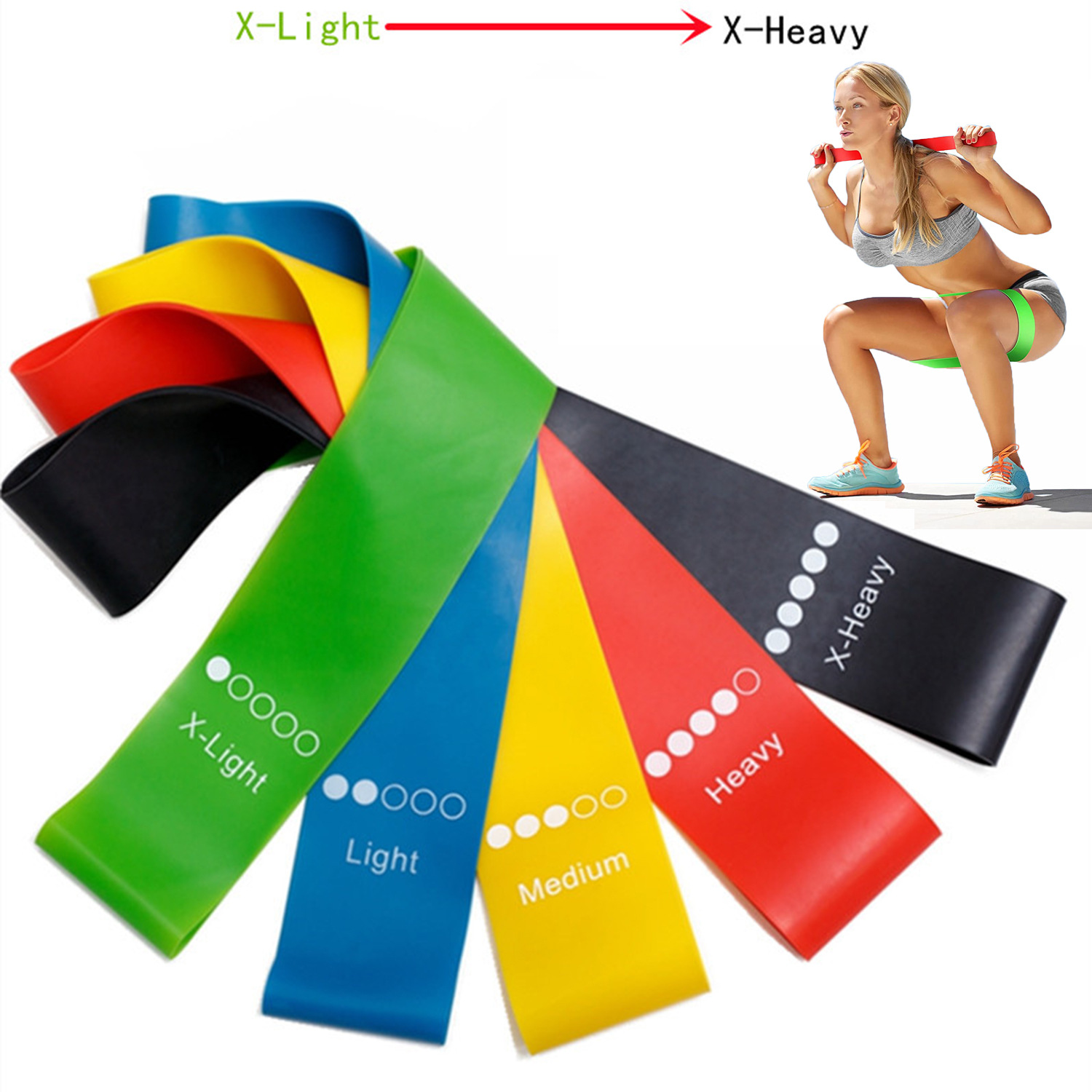 Different Resistance Bands Yog - مراجعة Pilates Yoga Board وسعره