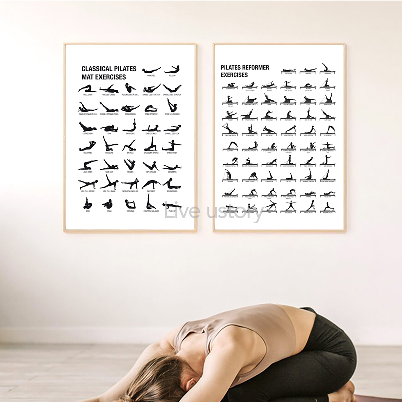 Frameless Pilates Workout Char - مراجعة Pilates Is Yoga وسعره