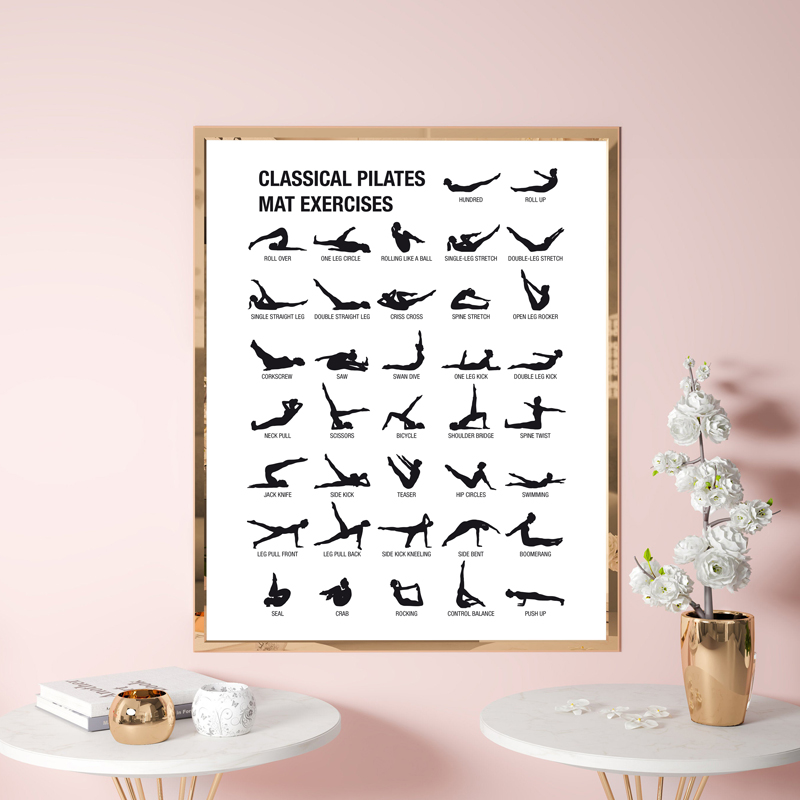 Frameless Pilates Workout Char - مراجعة Pilates Is Yoga وسعره