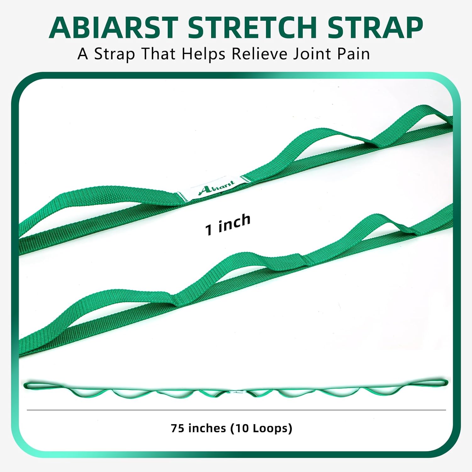 10-Loop Non-Elastic Yoga Strap - مراجعة Pilates Is Yoga وسعره