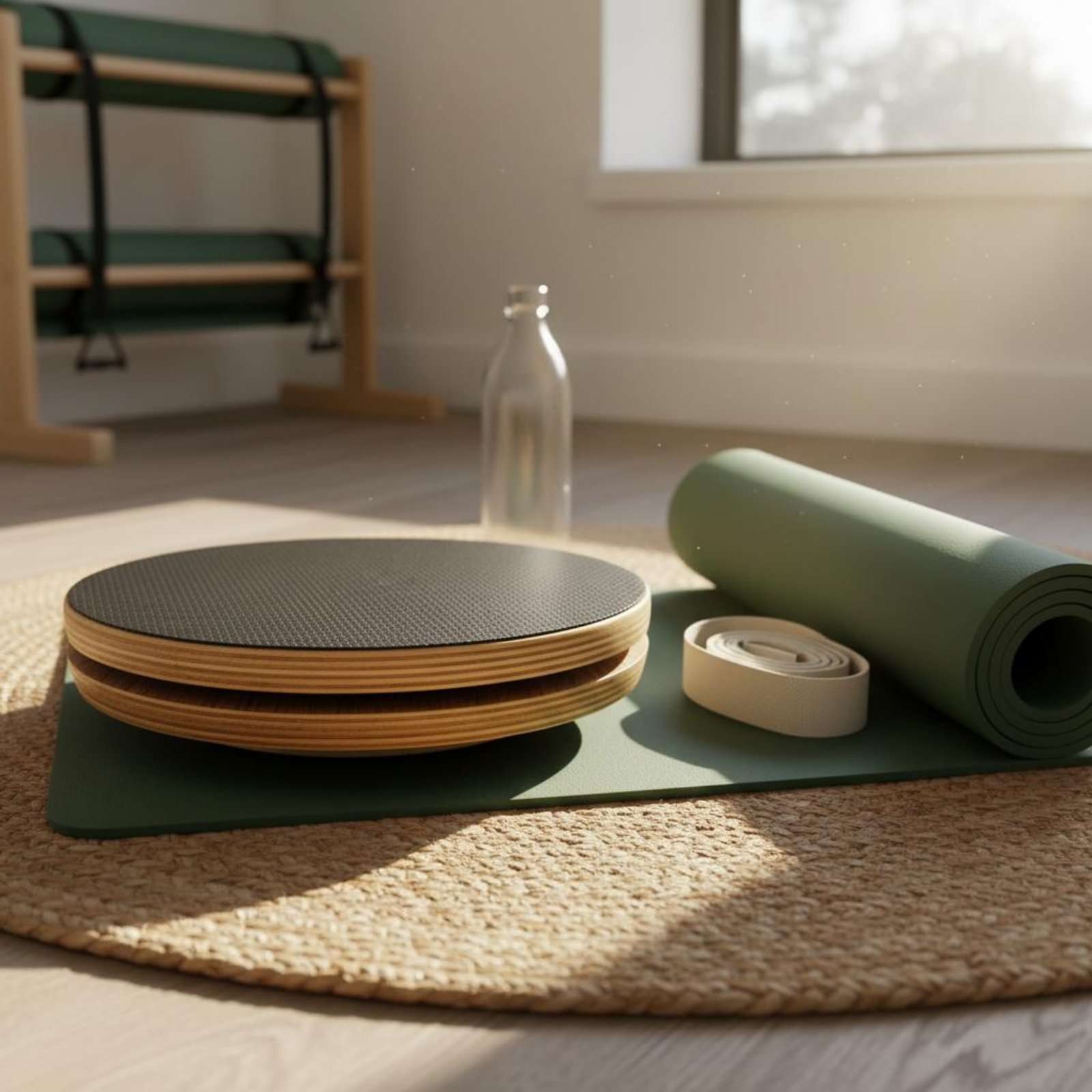 2 Pieces Wooden Pilates Disc S - مراجعة Pilates & Yoga Studio Alineacion وسعره