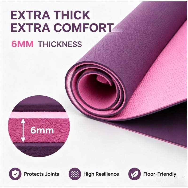 Yoga Mats Anti-slip Sport Fitn - مراجعة Pilates Is Yoga وسعره